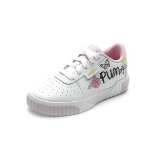PUMA Cali Bouquet Floral Lace Up Youth Girls Size 5 Sneakers Casual Shoes Eu37